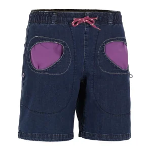 Pantaloncini Onda Denim Donna Blue