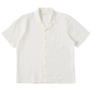 Camicia Seersucker Uomo White