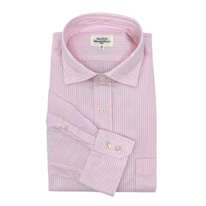 Camicia Paul Striped Uomo Pink/White