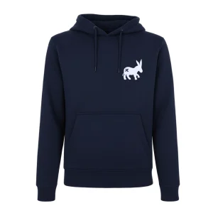 Maglia Hoodie Uomo Navy Blue/White