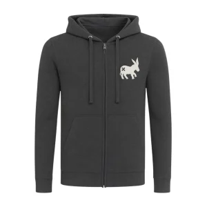 Maglia Hoodie Full-Zip Uomo Antracite