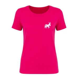 T-shirt Classic Logo Donna Electric Magenta
