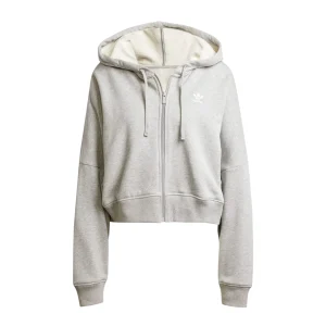 Maglia Hoodie Essential Short Donna Medium Grey Heather