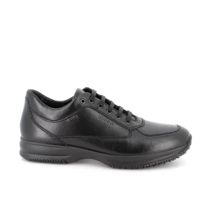 Sneakers gore-tex da uomo nero con lacci