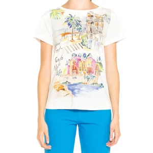 T-shirt donna fantasia cote d'azur