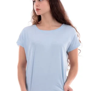 T-SHIRT CON INSERTI IN RASO DEHA