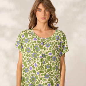 T-SHIRT IN FANTASIA GEOMETRICA