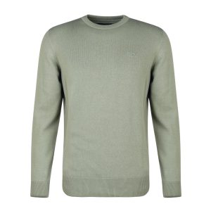 Maglia Pima Cotton Crew Neck Uomo Agave Green