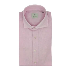 Camicia Simo Linen Uomo Zucchero Filato