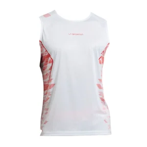 Canotta Pacer Uomo Chalk/Muntain Red