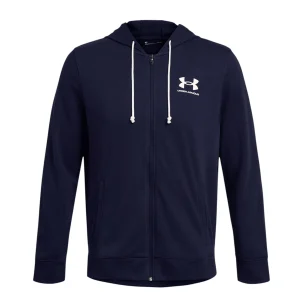 Maglia Rival Terry Full Zip Uomo Midnight Navy/Onyx White