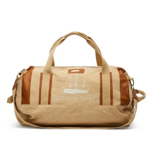 Borsone Canvas Washed Beige