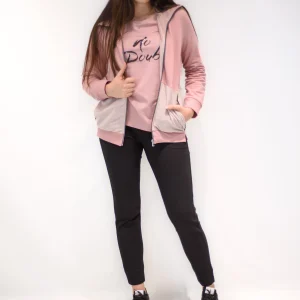 Tuta ciniglia full zip