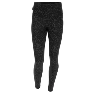 Leggings FREDDY sportivi 7/8 vita alta felpa fantasia animalier