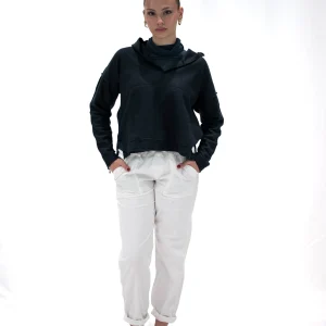 MAGLIA IN LANA COTTA LEGGERA BLU DEHA