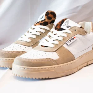 SNEAKERS KAMMI IN PELLE CIPRIA E MACULATO