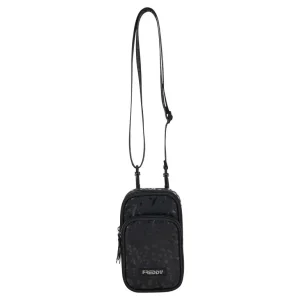 Mini borsello FREDDY phone case in nylon stampato animalier