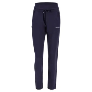 Pantaloni a vita alta con coulisse e fondo rivoltabile