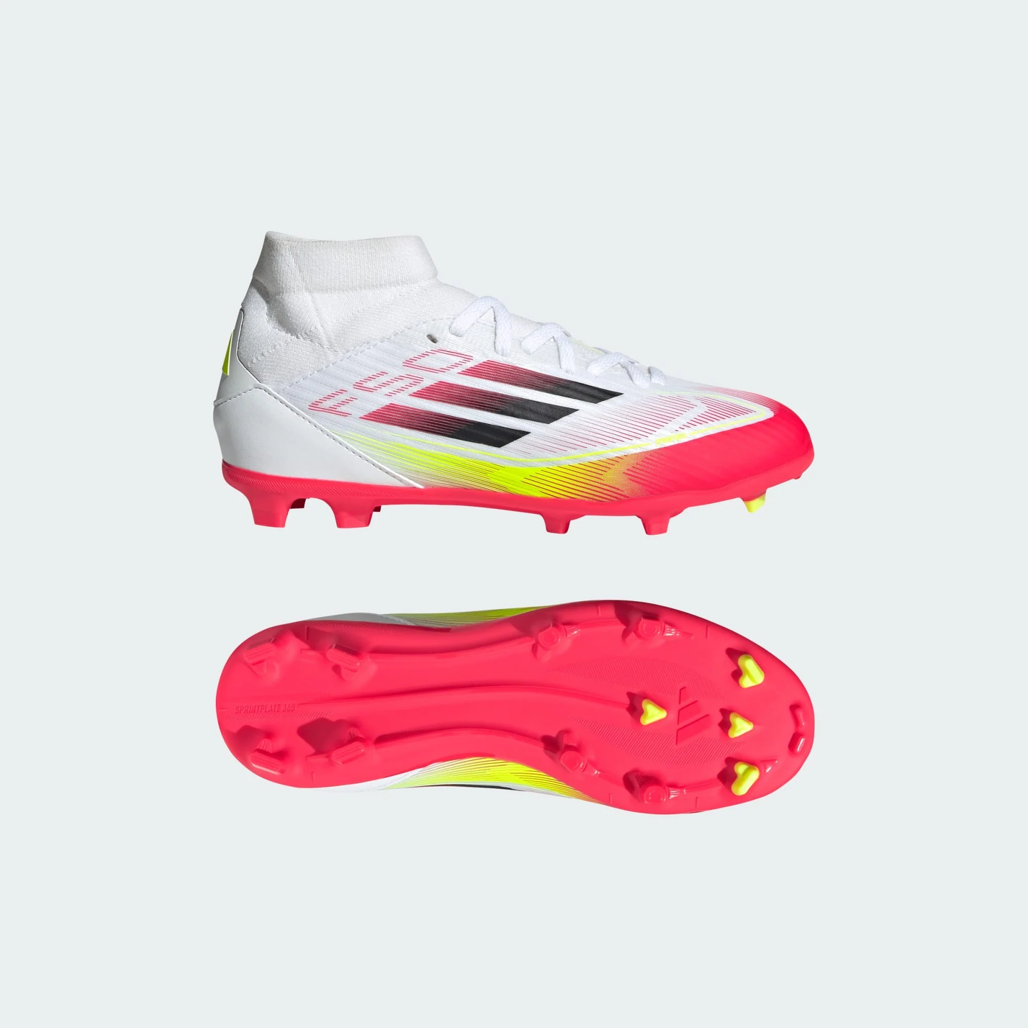 Scarpe da calcio F50 League Mid Firm/Multi-Ground Junior - immagine 2