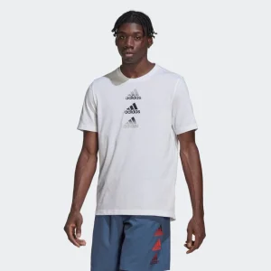 T-SHIRT ADIDAS DESIGNED TO MOVE LOGO