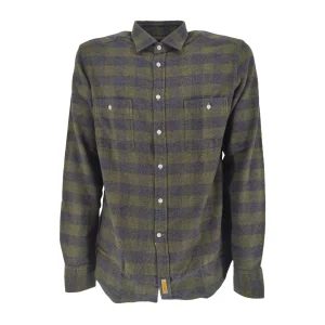 Camicia Maine Uomo Green/Blue