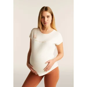 T-shirt comfort in cotone Supima con mandala