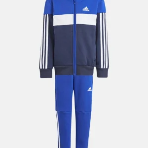 Tuta Tiberio 3-Stripes Colorblock blu da bambino