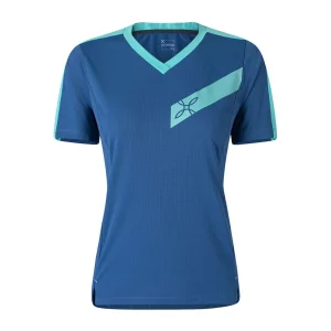 T-shirt Way Donna Deep Blue/Care Blue