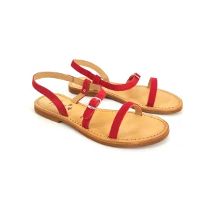 Sandali Popova Suede Donna Rossi