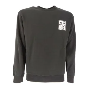 Maglia Obey Eyes Icon Crew Uomo Black